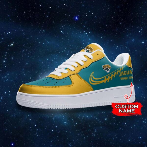 Tubopro Jacksonville Jaguars NFL Air Low-Top Sneakers Shoes For Men And Women - Image 2