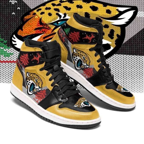 Tubopro Jacksonville Jaguars NFL AJ1 High Sneakers Shoes For Men And Women