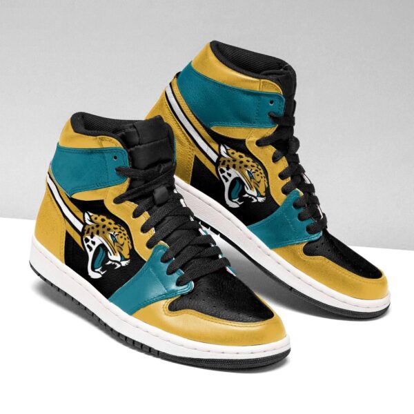 Tubopro Jacksonville Jaguars NFL AJ1 High Sneakers Shoes For Men And Women