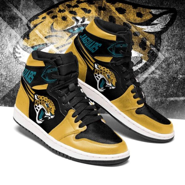 Tubopro Jacksonville Jaguars NFL AJ1 High Sneakers Shoes For Men And Women