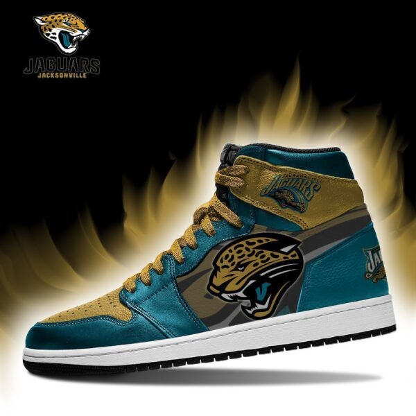 Tubopro Jacksonville Jaguars NFL AJ1 High Sneakers Shoes For Men And Women