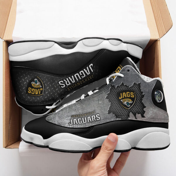 Tubopro Jacksonville Jaguars NFL AJ13 Sneakers Shoes For Men And Women - Image 2