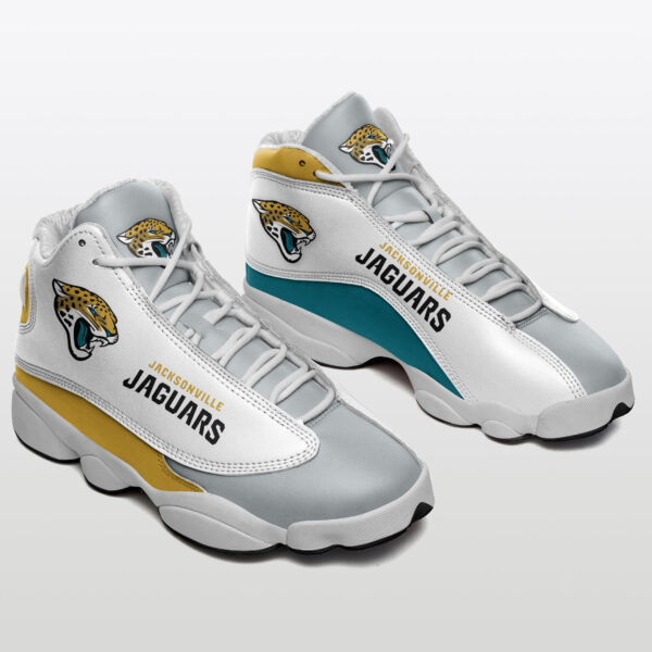 Tubopro Jacksonville Jaguars NFL AJ13 Sneakers Shoes For Men And Women - Image 2