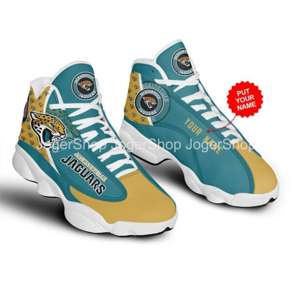 Tubopro Jacksonville Jaguars NFL AJ13 Sneakers Shoes For Men And Women
