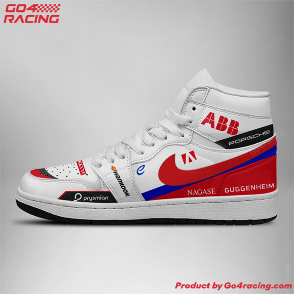 Tubopro Jaguar PCS Racing AJ1 High Sneakers Shoes For Men And Women - Image 2