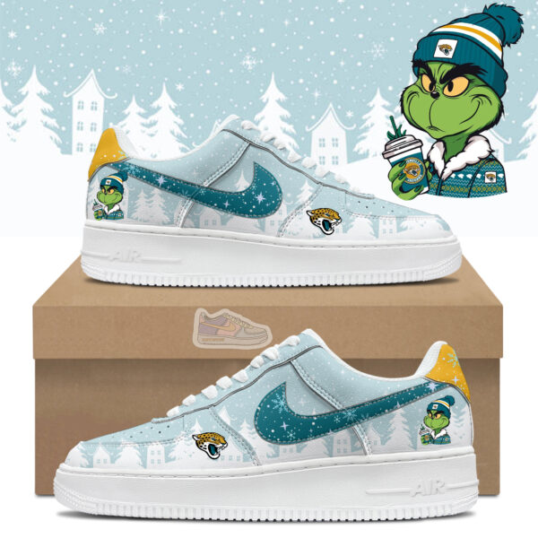 Tubopro Jaguars Football Grinchmas Air Low-Top Sneakers Shoes For Men And Women