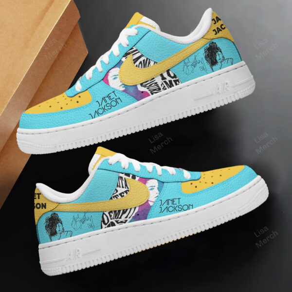 Tubopro Janet Jackson Air Low-Top Sneakers Shoes For Men And Women - Image 2