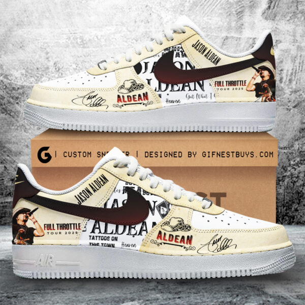 Tubopro Jason Aldean Air Low-Top Sneakers Shoes For Men And Women
