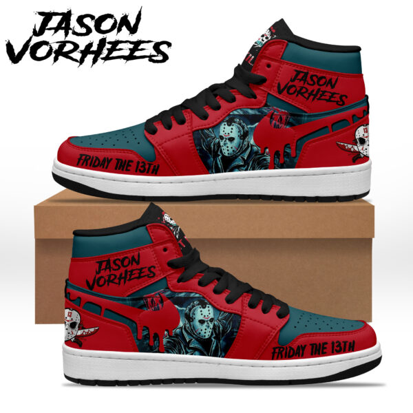 Tubopro Jason Voorhees AJ1 High Sneakers Shoes For Men And Women