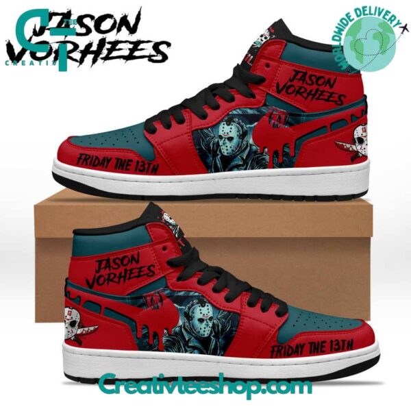 Tubopro Jason Voorhees AJ1 High Sneakers Shoes For Men And Women
