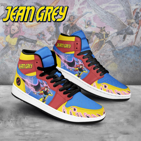 Tubopro Jean Grey X-Men AJ1 High Sneakers Shoes For Men And Women