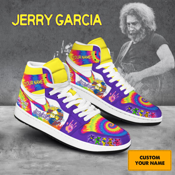 Tubopro Jerry Garcia AJ1 High Sneakers Shoes For Men And Women