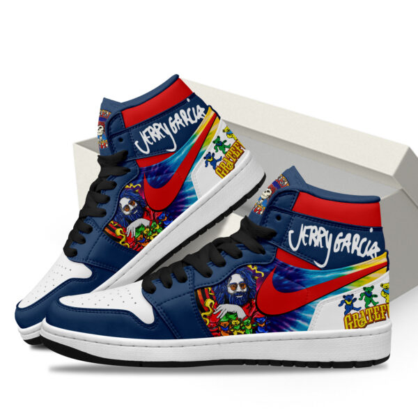 Tubopro Jerry Garcia AJ1 High Sneakers Shoes For Men And Women - Image 3