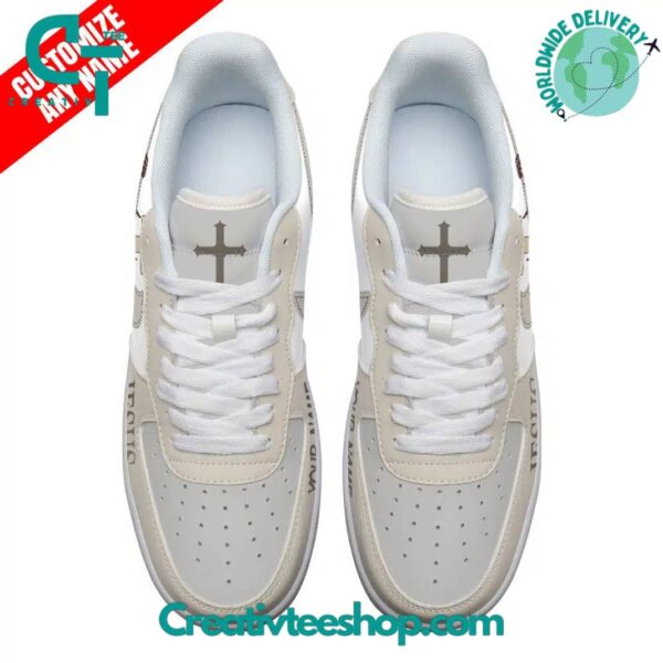 Tubopro Jesus Walk by Faith Air Low-Top Sneakers Shoes For Men And Women - Image 4