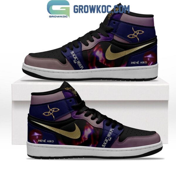 Tubopro Jhene Aiko AJ1 High Sneakers Shoes For Men And Women