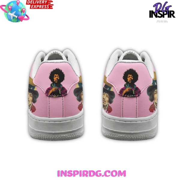 Tubopro Jimi Hendrix Guitarist Air Low-Top Sneakers Shoes For Men And Women - Image 4