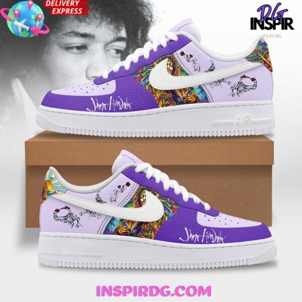 Tubopro Jimi Hendrix Guitarist Air Low-Top Sneakers Shoes For Men And Women