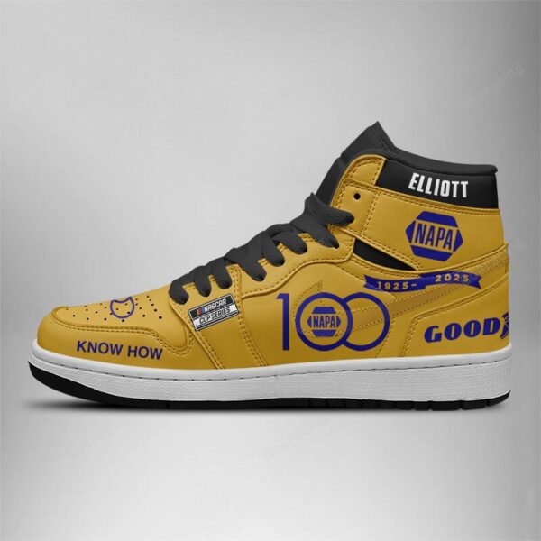 Tubopro Jimmie Johnson  Hendrick Motorsports AJ1 High Sneakers Shoes For Men And Women - Image 2