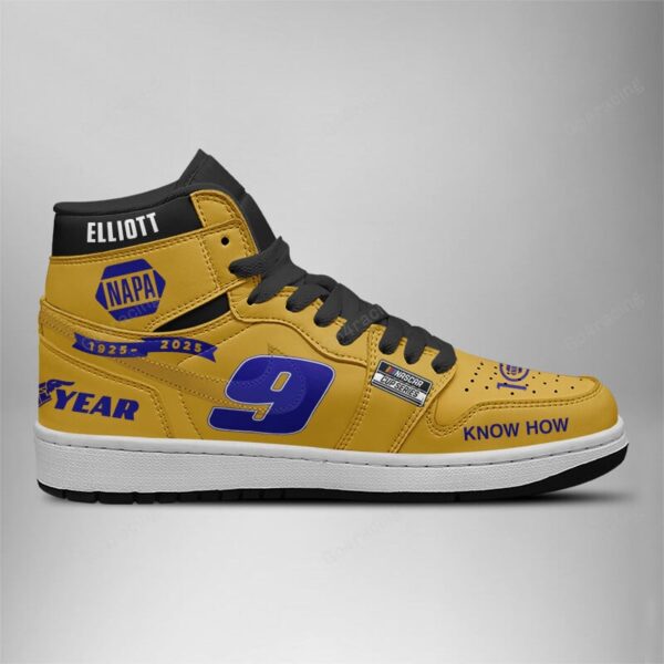 Tubopro Jimmie Johnson  Hendrick Motorsports AJ1 High Sneakers Shoes For Men And Women - Image 3