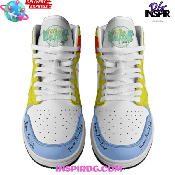 Tubopro Jimmy Buffet World AJ1 High Sneakers Shoes For Men And Women - Image 3