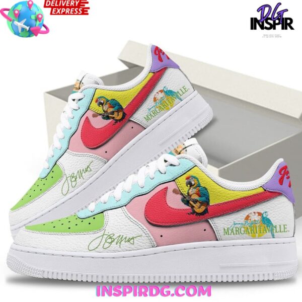 Tubopro Jimmy Buffett Air Low-Top Sneakers Shoes For Men And Women - Image 2