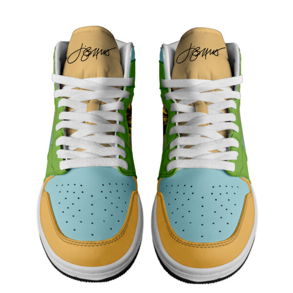 Tubopro Jimmy Buffett AJ1 High Sneakers Shoes For Men And Women - Image 2