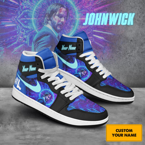 Tubopro John Wick AJ1 High Sneakers Shoes For Men And Women