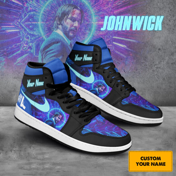 Tubopro John Wick AJ1 High Sneakers Shoes For Men And Women