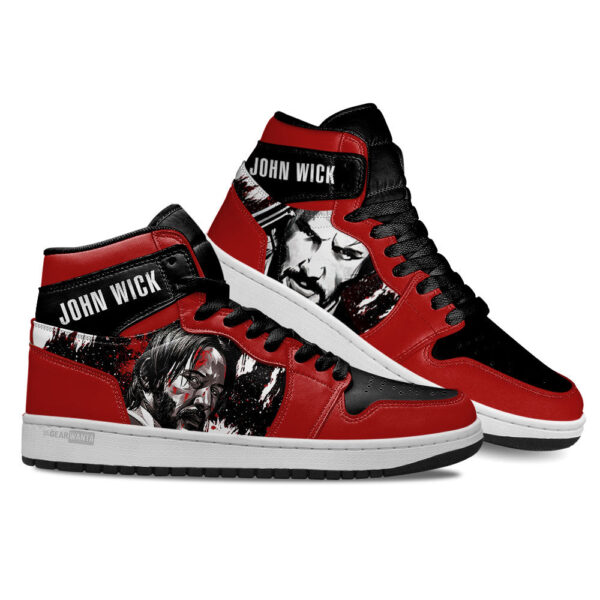 Tubopro John Wick AJ1 High Sneakers Shoes For Men And Women - Image 3