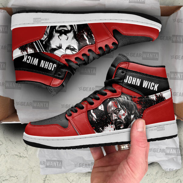Tubopro John Wick AJ1 High Sneakers Shoes For Men And Women