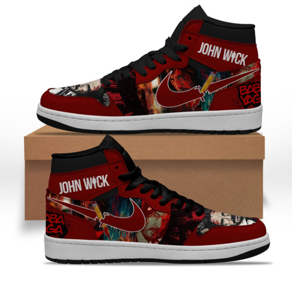 Tubopro John Wick Baba Yaga AJ1 High Sneakers Shoes For Men And Women