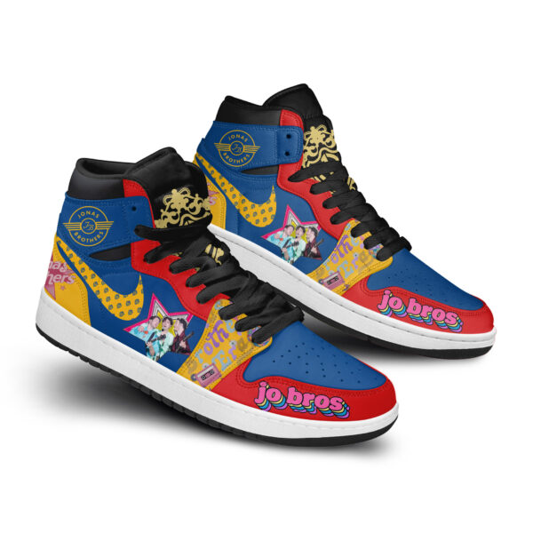 Tubopro Jonas Brothers AJ1 High Sneakers Shoes For Men And Women - Image 3
