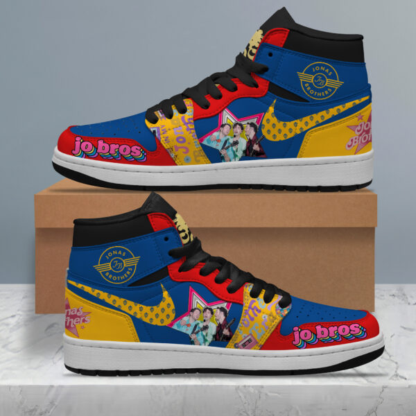 Tubopro Jonas Brothers AJ1 High Sneakers Shoes For Men And Women