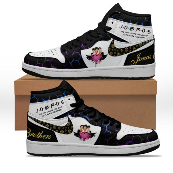 Tubopro Jonas Brothers AJ1 High Sneakers Shoes For Men And Women