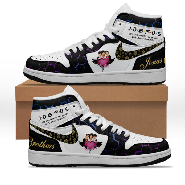 Tubopro Jonas Brothers AJ1 High Sneakers Shoes For Men And Women