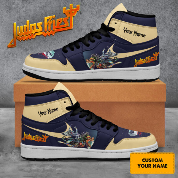 Tubopro Judas Priest AJ1 High Sneakers Shoes For Men And Women - Image 2