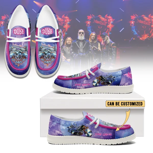 Tubopro Judas Priest Band Personalized Hey Dude Shoes For Men And Women