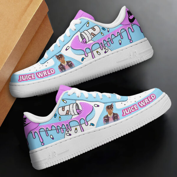 Tubopro Juice WRLD Air Low-Top Sneakers Shoes For Men And Women - Image 4