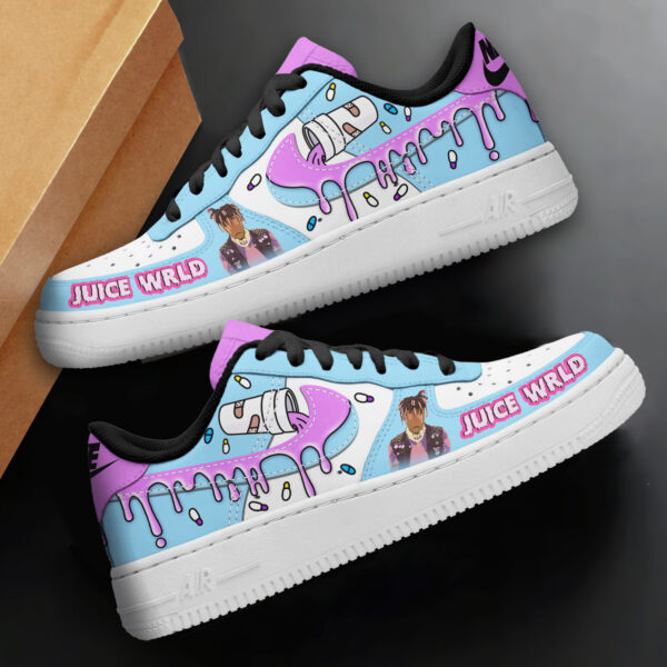 Tubopro Juice WRLD Air Low-Top Sneakers Shoes For Men And Women - Image 2