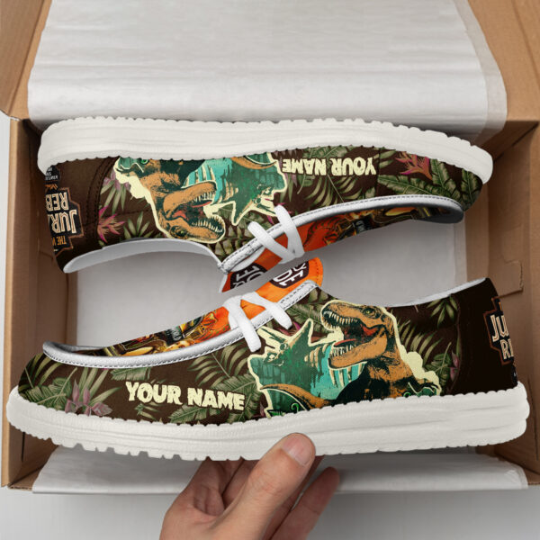 Tubopro Jurassic World Rebirth Personalized Hey Dude Shoes For Men And Women - Image 3