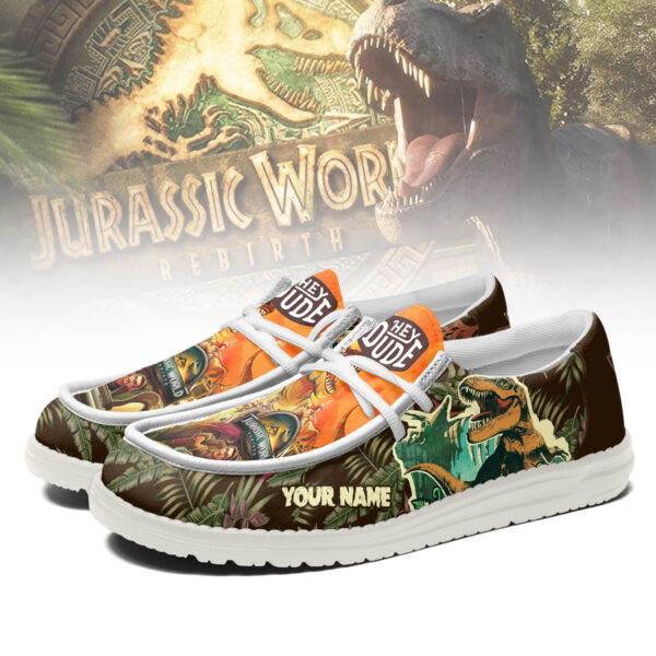 Tubopro Jurassic World Rebirth Personalized Hey Dude Shoes For Men And Women
