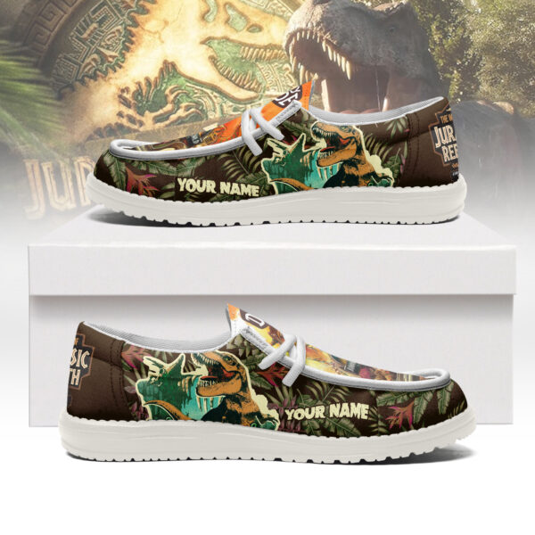 Tubopro Jurassic World Rebirth Personalized Hey Dude Shoes For Men And Women - Image 4
