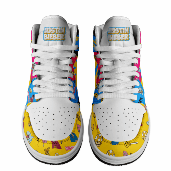 Tubopro Justin Bieber AJ1 High Sneakers Shoes For Men And Women - Image 2