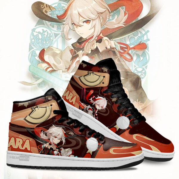 Tubopro Kaedehara Genshin Impact AJ1 High Sneakers Shoes For Men And Women - Image 3