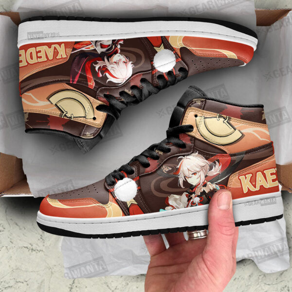 Tubopro Kaedehara Genshin Impact AJ1 High Sneakers Shoes For Men And Women - Image 2