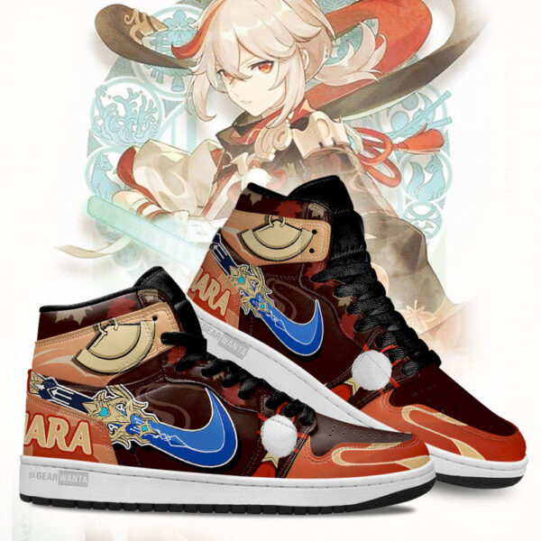 Tubopro Kaedehara Sw Genshin Impact AJ1 High Sneakers Shoes For Men And Women - Image 3
