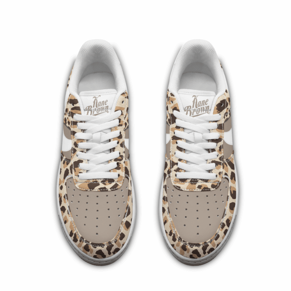 Tubopro Kane Brown Air Low-Top Sneakers Shoes For Men And Women - Image 3
