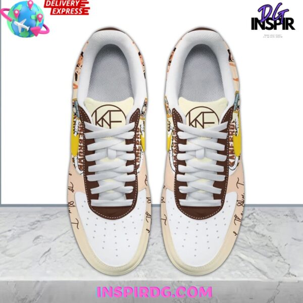 Tubopro Kane Brown Air Low-Top Sneakers Shoes For Men And Women - Image 3