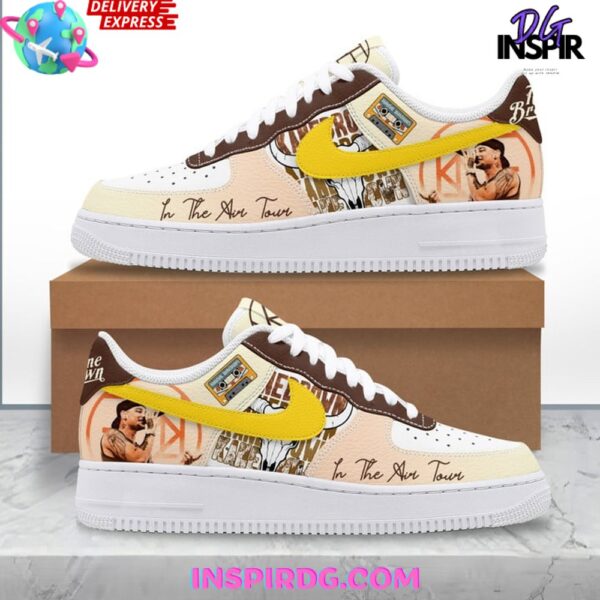Tubopro Kane Brown Air Low-Top Sneakers Shoes For Men And Women - Image 2