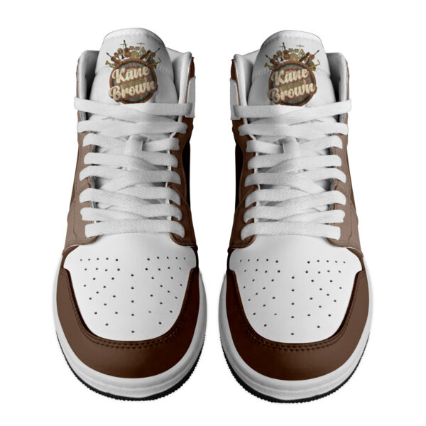 Tubopro Kane Brown AJ1 High Sneakers Shoes For Men And Women - Image 3